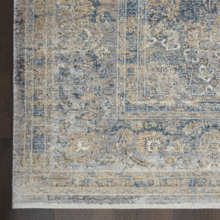 Starry Nights STN06 Cream Blue Area Rug by Nourison Corner 