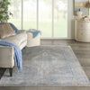 Starry Nights STN06 Cream Blue Area Rug by Nourison Room Scene Featured