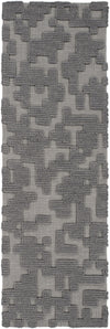 Surya Stencil STN-1001 Gray Area Rug 2'6'' x 8' Runner