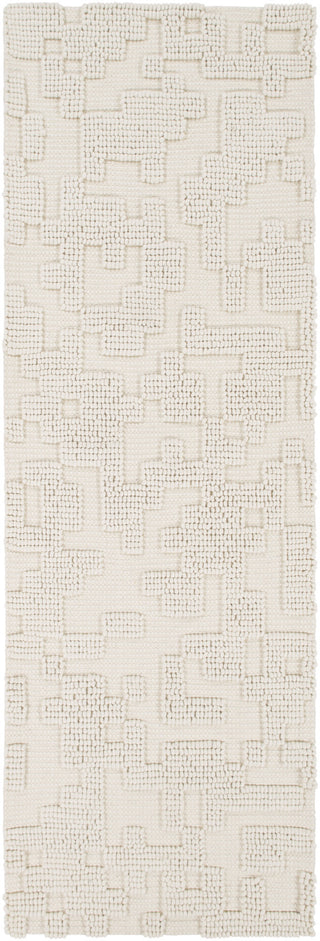 Surya Stencil STN-1003 Ivory Area Rug 2'6'' x 8' Runner