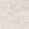 Surya Stencil STN-1003 Ivory Hand Woven Area Rug Sample Swatch