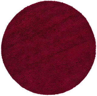 Chandra Strata STR-1110 Deep Red Area Rug Round