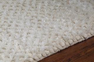 Chandra Strata STR-1162 White Area Rug Detail