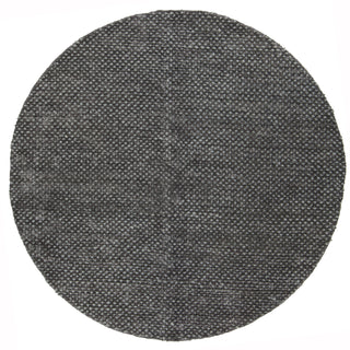 Chandra Strata STR-1165 Dark Grey Area Rug Round