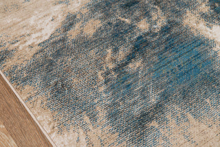 Momeni Studio STU-3 Blue Area Rug Close up