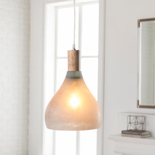 Surya Storey STY-002 Light Gray Pendant Lifestyle Image Feature