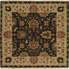 Kalaty Soumak SU-100 Black/Ivory Area Rug Square