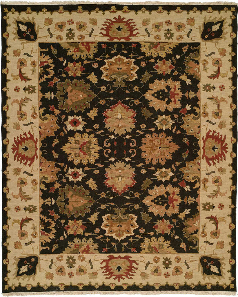 Kalaty Soumak SU-100 Black/Ivory Area Rug main image