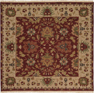 Kalaty Soumak SU-110 Plum/Gold Area Rug Square