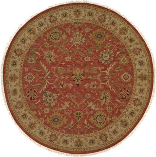 Kalaty Soumak SU-115 Rust/Ivory Area Rug Round