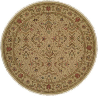 Kalaty Soumak SU-128 Soft Gold Area Rug Round