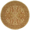 Kalaty Soumak SU-129 Ivory/Green Area Rug Round