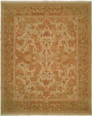 Kalaty Soumak SU-129 Ivory/Green Area Rug main image