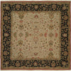 Kalaty Soumak SU-141 Ivory/Black Area Rug Square