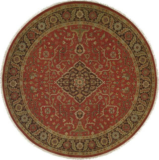 Kalaty Soumak SU-151 Rust/Brown Area Rug Round