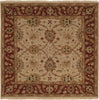 Kalaty Soumak SU-196 Ivory/Burgundy Area Rug Square