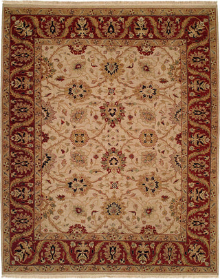 Kalaty Soumak SU-196 Ivory/Burgundy Area Rug main image