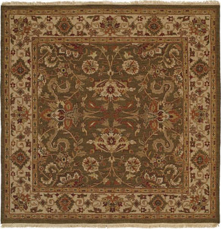 Kalaty Soumak SU-200 Green/Ivory Area Rug Square