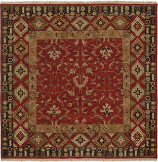 Kalaty Soumak SU-201 Red/Red Area Rug Square