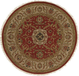 Kalaty Soumak SU-203 Rust/Ivory Area Rug Round