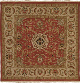 Kalaty Soumak SU-203 Rust/Ivory Area Rug Square