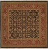 Kalaty Soumak SU-204 Blue/Rose Area Rug Square