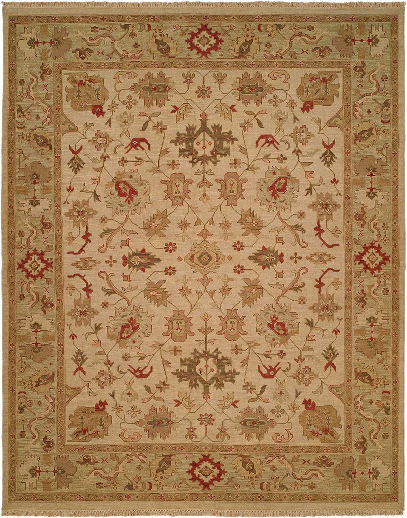Kalaty Soumak SU-214 Ivory/Light Brown Area Rug main image