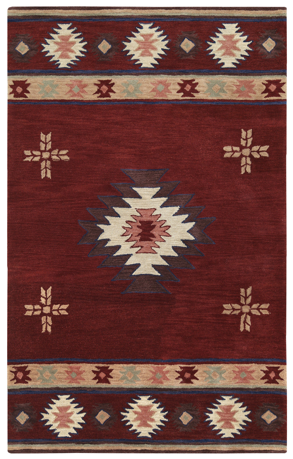 Scatter Rug - Burgundy Home Decor By Product Textiles Rugs