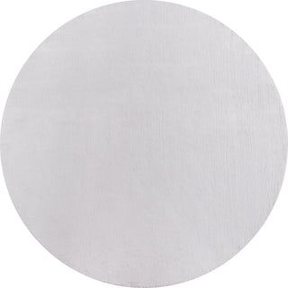 Momeni Suave Shag SUS-1 Grey Area Rug Round Image