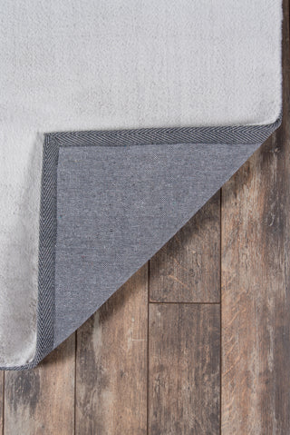 Momeni Suave Shag SUS-1 Grey Area Rug Round Image