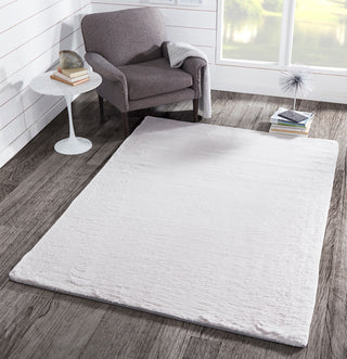 Momeni Suave Shag SUS-1 Grey Area Rug Main Image Feature