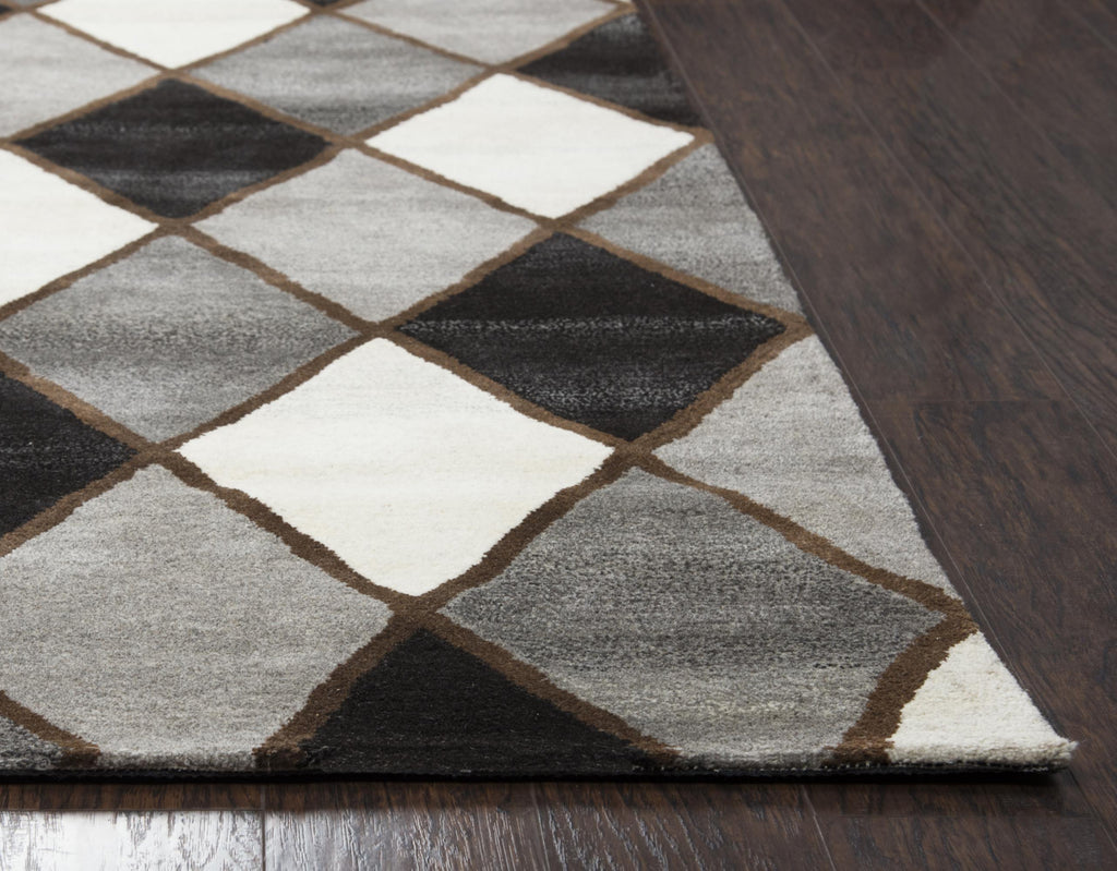 Rizzy Suffolk SK251A Gray Area Rug Detail Image Feature