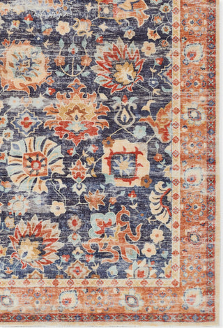 Momeni Sultana SLT-1 Navy Area Rug Corner Image