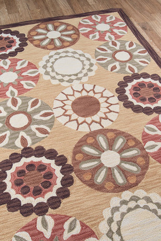 Momeni Summit SUM-2 Gold Area Rug Closeup