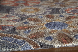 Momeni Summit SUM-3 Blue Area Rug Closeup