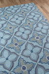 Momeni Summit SUM14 Blue Area Rug Detail Shot Feature