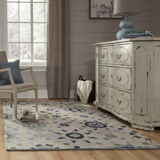 Momeni Summit SUM19 Grey Area Rug Room Scene Feature