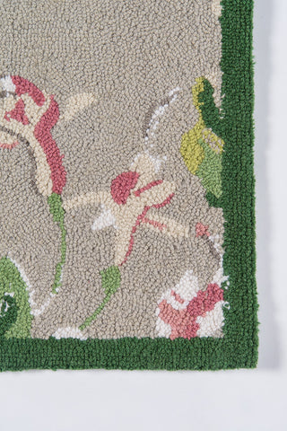 Momeni Summer Garden SMM-2 Grey Area Rug by MADCAP Close up