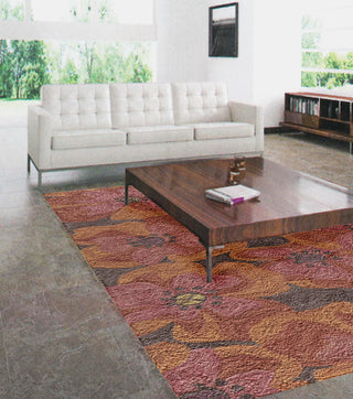 Momeni Summit SUM-9 Raspberry Area Rug Roomshot