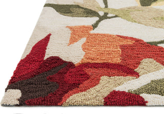 Loloi Summerton SRS23 Red / Yellow Area Rug Corner Shot