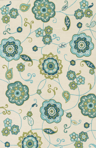 Loloi Summerton SRS24 Ivory / Aqua Area Rug main image