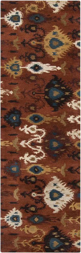 Surya Surroundings SUR-1011 Rust Area Rug 2'6'' x 8' Runner