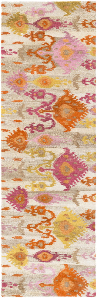 Surya Surroundings SUR-1016 Burnt Orange Area Rug 2'6'' x 8' Runner