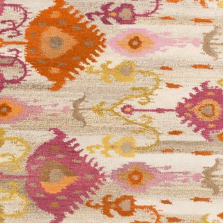 Surya Surroundings SUR-1016 Burnt Orange Hand Tufted Area Rug Sample Swatch