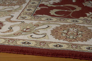 Momeni Sutton SU-11 Burgundy Area Rug Corner Shot