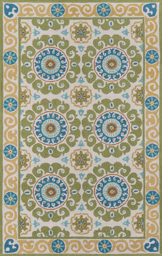 Momeni Suzani Hook SZI-1 Lime Area Rug main image