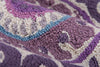 Momeni Suzani Hook SZI-1 Purple Area Rug Detail Shot
