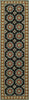 Momeni Suzani Hook SZI-3 Black Area Rug Closeup
