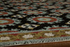 Momeni Suzani Hook SZI-3 Black Area Rug Closeup