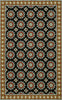 Momeni Suzani Hook SZI-3 Black Area Rug main image